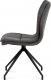 Jídelní židle HC-710 GREY3, šedá látka "COWBOY", kov černá
