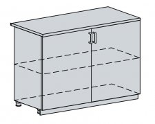 Spodní kuchyňská skříňka VERSAILLES 120D 2-dveřová, smokie soft