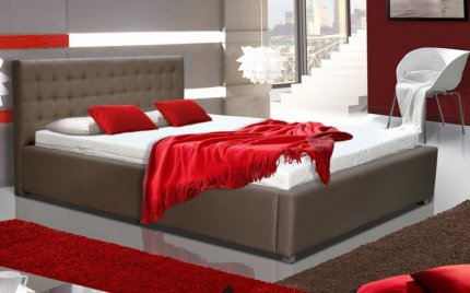 Čalouněná postel CARINA V 180x200, výběr látek