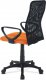 Dětská židle KA-B047 ORA, oranžová/černý plast