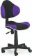 Dětská židle QZY-G2 černo-fialová