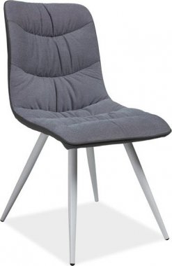 Jídelní čalouněná židle EVITA šedá