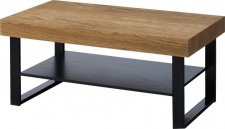 Konferenční stolek STINO 41 dub masiv/černý kov