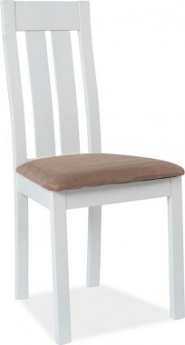 Jídelní čalouněná židle C-26 bílá