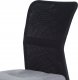 Dětská židle KA-2325 GREY, šedá mesh, síťovina černá/černý plast