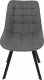 Židle jídelní, šedá látka, nohy černý kov HC-465 GREY2