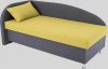 Čalouněná postel AVA NAVI, s úložným prostorem, 120x200, levá, PORTLAND 24