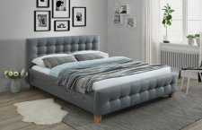 Čalouněná postel BARCELONA 160x200, šedá