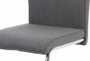 Jídelní židle DCL-455 GREY2, šedá látka-ekokůže, chrom
