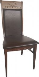 Dřevěná židle RAFFAELLO tmavě hnědá/puertorico marrone