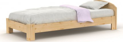 Masivní postel L806, 90×200, borovice