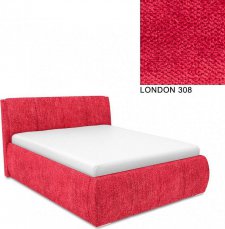 Čalouněná postel AVA EAMON UP 180x200, s úložným prostorem, LONDON 308