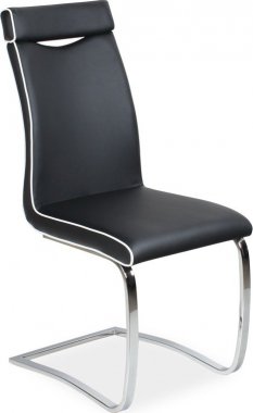Jídelní čalouněná židle H-437 černá