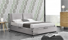 Čalouněná postel GULIA 2 NEW 160x200, s úložným prostorem, šedá