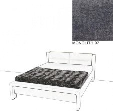 Čalouněná postel AVA CHELLO 180x200, MONOLITH 97