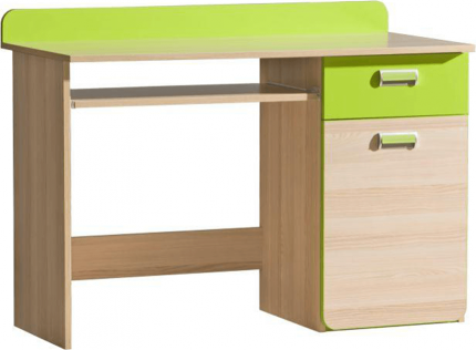 Dětský psací stůl EGO L10, jasan/zelená