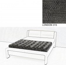 Čalouněná postel AVA CHELLO 160x200, LONDON 315