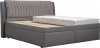 Čalouněná postel VANDA 160 BEZ MATRACE s úložným prostorem, HUGO 90/LOFT GREY/RANGO DUO 2a