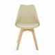 Plastová jídelní židle BALI 2 NEW, capuccino vanilková/buk