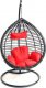 Závěsné relaxační křeslo MONA, červený sedák ETP-WQ128/B - C