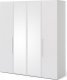 Šatní skříň Lutta 14904 bílá/zrcadlo