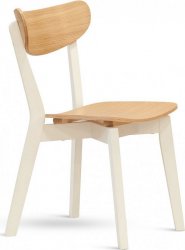 Židle NICO bílá-dub