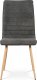 Jídelní židle HC-368 GREY2, šedá látka/kov