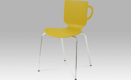 Jídelní židle CT-388 KARI, kari, plast / chrom