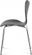 Plastová jídelní židle AURORA GREY, šedá/chrom