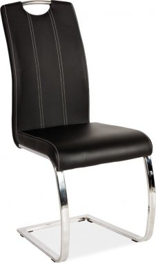 Jídelní čalouněná židle H-663 černá