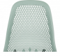 Plastová jídelní židle TEGRA TYP 2, zelená /černý kov