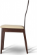 Designová dřevéná jídelní židle ABRIL, ekokůže béžová/ořech