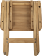 Skládací stolička DENICE přírodní bambus
