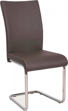 Jídelní čalouněná židle H-821 hnědá