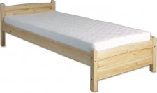 Masivní postel KL-125, 100x200, borovice, výběr moření