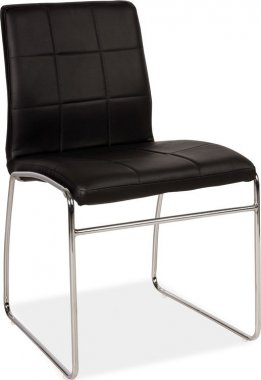 Jídelní čalouněná židle H-211 černá