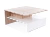 Konferenční stolek DULIS dub sonoma/bílá mat