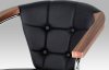 Konferenční židle SF-804 BK, černá koženka / chrom 