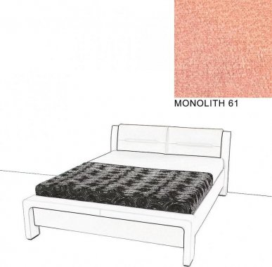 Čalouněná postel AVA CHELLO 160x200, MONOLITH 61