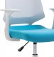 Dětská židle KA-R202 BLUE, modrá/bílý plast