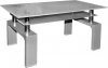 Konferenční stolek A 08-3 šedá/šedé sklo