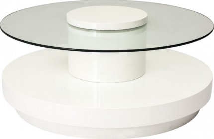 Konferenční stolek SELINA bílý lak
