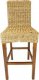Barová židle LENKA - banánový list - konstrukce mahagon Z008T