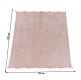 TEMPO-KONDELA LUANG, plyšová deka s bambulkami, pudrová růžová, 150x200 cm