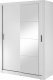 Šatní skříň 04 ARTI 150 bílá/zrcadlo
