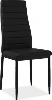 *Jídelní čalouněná židle HRON-261 černá/černá