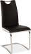 Jídelní čalouněná židle H-426 černá/bílá