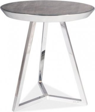 Kulatý konferenční stolek TEMIDA C mramor/chrom