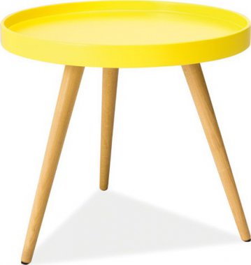 Konferenční stolek TONI C žlutý