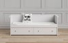 Rozkládací postel Provence 803, 80x200, s úložným prostorem, bílá
